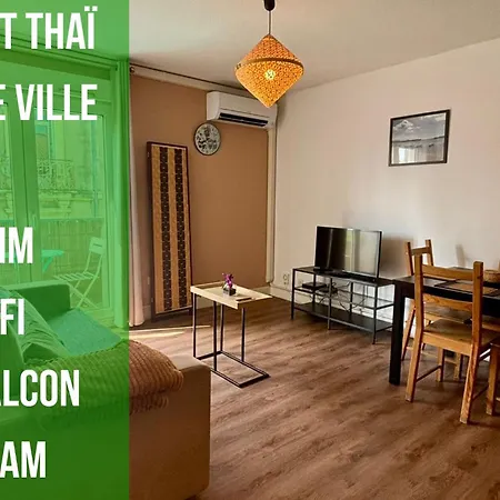 Le Petit Thai Appart 2 Pieces Zen Centre Ville Montpellier Exterior photo